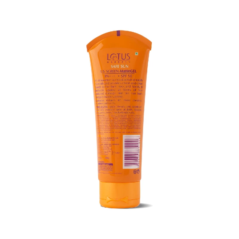 Lotus Herbals Safe Sun UV Screen Matte Gel PA+++ SPF - 50, 100 g-2.webp